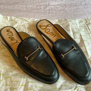 Sam Edelman, Lorna, Black, leather slide